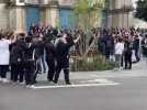 VIDEO - Angers Sco. Le cortège des supporters du Sco avant Angers - Laval