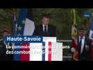 Emmanuel Macron en Haute-Savoie pour commémorer les 80 ans des Glières