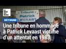 Hommage au stade de rugby de Bethune à Patrick Levaast, victime de l'attentat