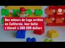 VIDÉO. Des voleurs de Lego arrêtés en Californie, leur butin s'élevait à 300 000 dollars