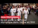 Ils ont porté la flamme olympique dans l'Aisne en 1992