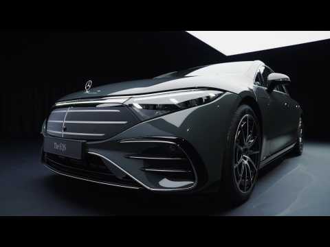 The new Mercedes-Benz EQS 580 4MATIC Design Preview in Silicium grey