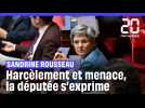 Sandrine Rousseau s'exprime sur le harcèlement qu'elle subit
