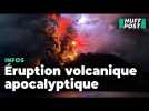 Les images apocalyptiques de l'éruption volcanique en Indonésie