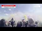 VIDEO. Un grand lancer de couleurs au carnaval de Cherbourg