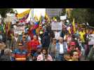 Thousands protest in Bogota against President Petro