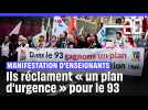 Education : Les enseignants de Seine-Saint-Denis manifestent au Trocadéro pour « un plan d'urgence »