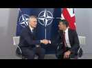 UK leader Sunak meets NATO chief Stoltenberg in Warsaw