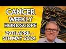 Cancer Horoscope - Weekly Astrology - from 29th April to 5th May 2024