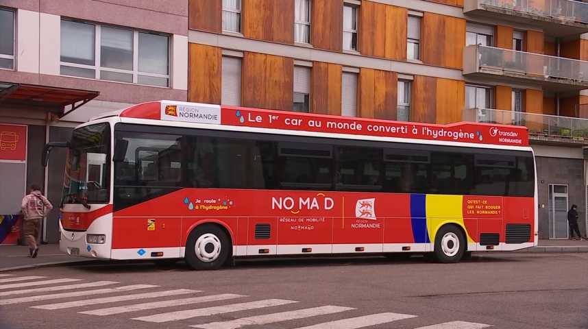 Vidéos : La région Normandie et Transdev expérimente un car à hydrogène ...