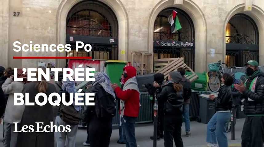 Illustration pour la vidéo Sciences Po Paris : une mobilisation pro-palestinienne se poursuit