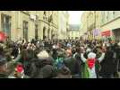 Riot police surrounds pro-Palestinian protests at Sciences Po Paris