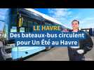 Des bus LiA transformés en bateaux par Cosmo Danchin-Hamard pour Un Été Au Havre