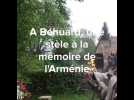 Sur l'île de Béhuard, près d'Angers, une stèle vient rappeler le martyr des Arméniens