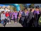 À Auray, une vague de violet pour l'Alréenne, marche-course contre tous les cancers