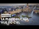 Découvrez la place Ducale de Charleville-Mézières vue d'en haut grâce à nos images de drone