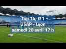 Top 14 J 21 USAP-Lyon Hugo Bové
