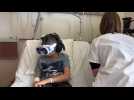 Boulogne : le service pédiatriqudu Centre hospitalier s'est équipé d'un casque de réalité virtuelle. Il permet de réduire l'anxiété les jeunes patients pendant les soins.