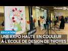 Les lycéens de Saint-Bernard exposent leurs oeuvres à l'École de design de Troyes
