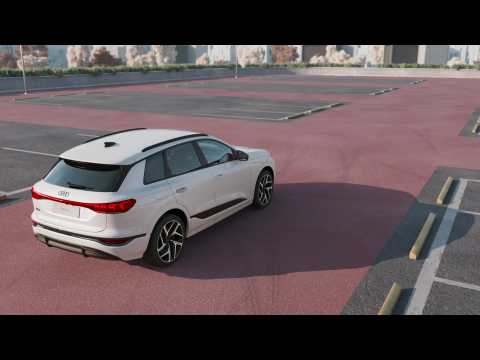 Audi Q6 e-tron – New display operating concept – Animation
