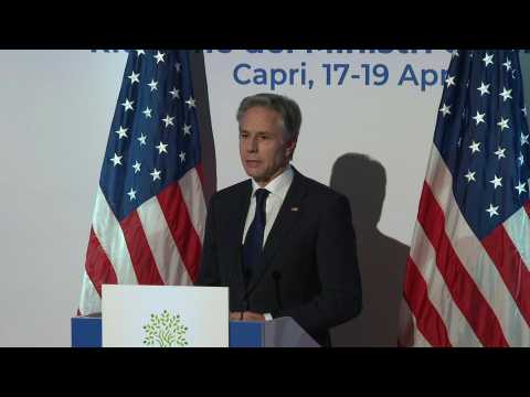 US's Blinken says G7 committed to 'de-escalating' Middle East tension