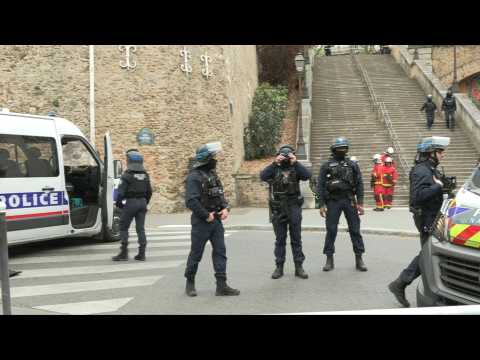 Police set up cordon around Iranian consulate in Paris