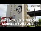 Une nouvelle fresque se dévoile sur un immeuble de Soissons, à Presles