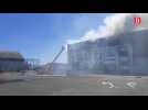 Hautes-Pyrénées : incendie dans un entrepôt de stockage à Ibos, les salariés évacués