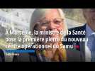À Marseille, la ministre de la Santé pose la première pierre du nouveau centre opérationnel du Samu