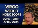 Virgo Horoscope - Weekly Astrology - from 22nd - 28th April 2024