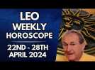 Leo Horoscope - Weekly Astrology - from 22nd - 28th April 2024