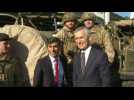 UK PM Sunak and NATO chief Stoltenberg meet troops in Poland
