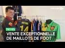 Vente exceptionnelle de maillots de foot à Troyes