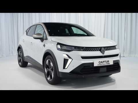 Renault Captur E-tech full hybrid Design Preview in Technowhite