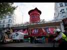 VIDÉO. À Paris, les ailes du célèbre Moulin Rouge sont tombées