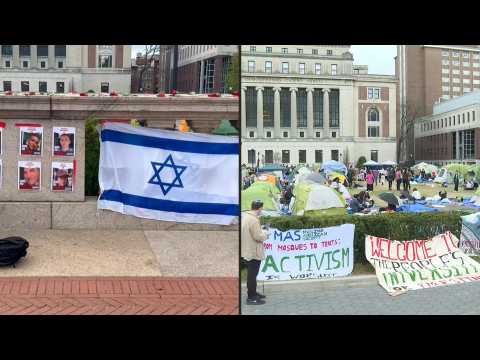 Pro-Palestinian protests continue at Columbia University