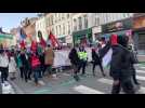 Manifestation propalestinienne à Lille autour des Marcheurs
