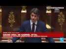 REPLAY - Retrouvez le discours de politique générale du premier ministre français Gabriel Attal