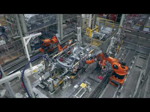 Skoda Kodiaq - Minutes from car production - bodywork in the welding shop