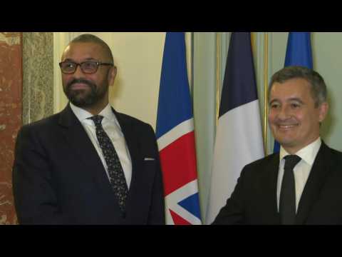 French interior minister welcomes British counterpart in Paris