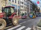 Le centre-ville de Rodez est envahi par 400 tracteurs