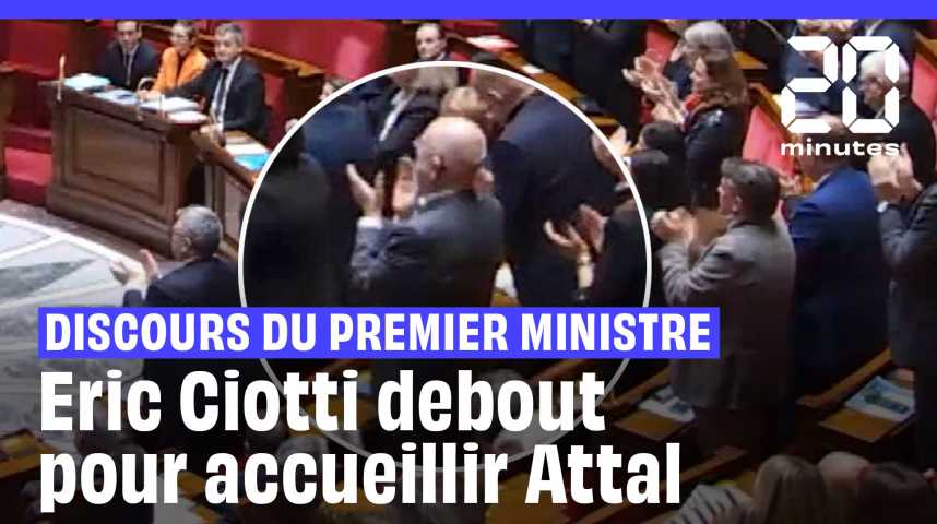 Attal à l’Assemblée : Éric Ciotti se lève (brièvement) pour accueillir le Premier ministre