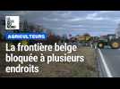 La frontière belge bloquée par les agriculteurs