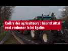 VIDÉO. Colère des agriculteurs : Gabriel Attal veut renforcer la loi Egalim