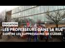 À Charleville-Mézières, les professeurs manifestent contre les suppresions de poste