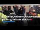 Cavaillon : opération portes ouvertes pour les clients par les agriculteurs à Auchan