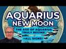 Aquarius New Moon - THE AGE OF AQUARIUS TRULY BEGINS! + All Zodiac Signs!