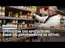 Ardennes: opération des apiculteurs dans un supermarché de Rethel