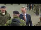 Poland: King Frederik X of Denmark meets NATO soldiers in Szczecin