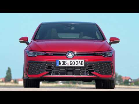 The new Volkswagen Golf GTI Design in Kings Red